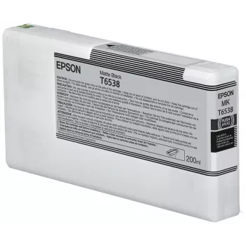 Epson T6538 tinteiro preto mate (200ml), preto mate, tinta pigmentada, 200 ml, 1 unid.