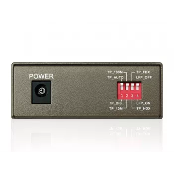 TP-Link MC112CS conversor de suporte de rede 100 Mbit/s monomodo preto