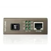 TP-Link MC112CS conversor de suporte de rede 100 Mbit/s monomodo preto