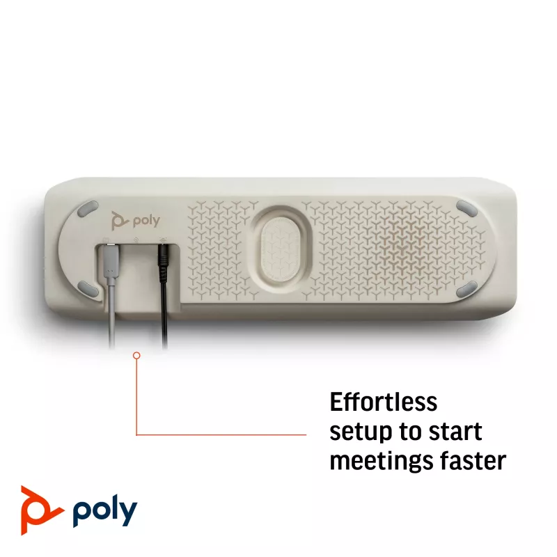 Telefone de conferência HP Poly Sync 60 certificado para Microsoft Teams