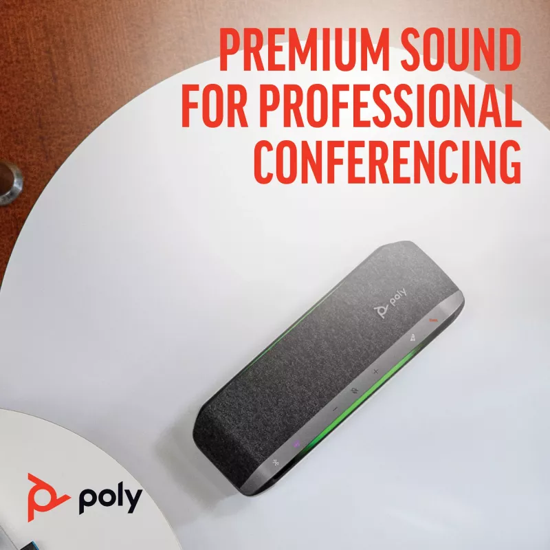 Telefone de conferência HP Poly Sync 40 certificado para Microsoft Teams