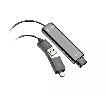 HP Poly DA75 adaptador USB para QD preto TAA