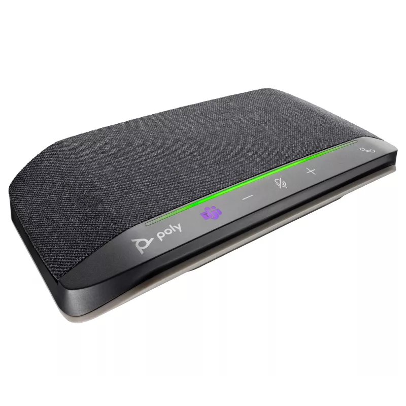 HP Poly Sync 10 altifalante certificado Microsoft Teams, prateado, Windows 10, Windows 11, MacOS, RoHS, Federal Communications Commission (FCC), CE, 182 mm, 89 mm