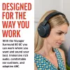 Headset POLY Voyager Surround 80 UC sem fios Bluetooth música uso diário preto