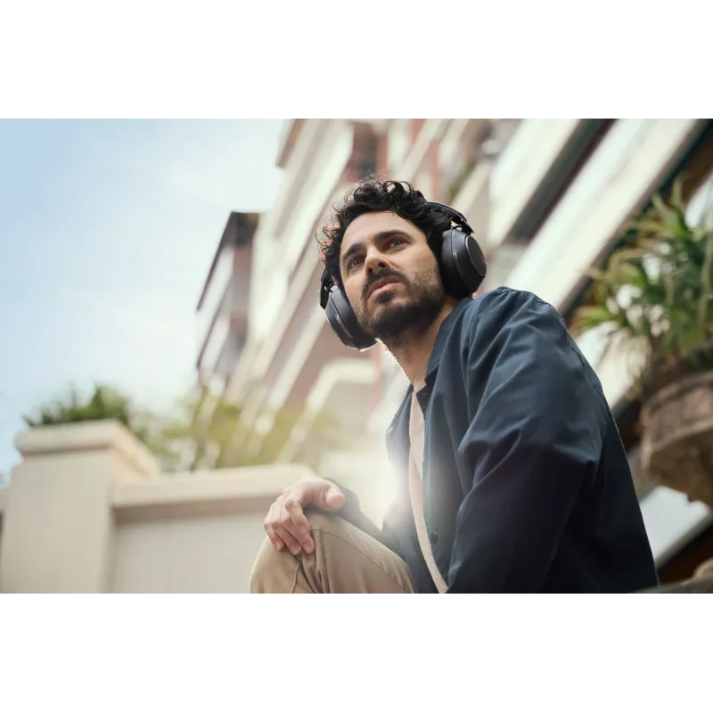 Headset POLY Voyager Surround 80 UC sem fios Bluetooth música uso diário preto
