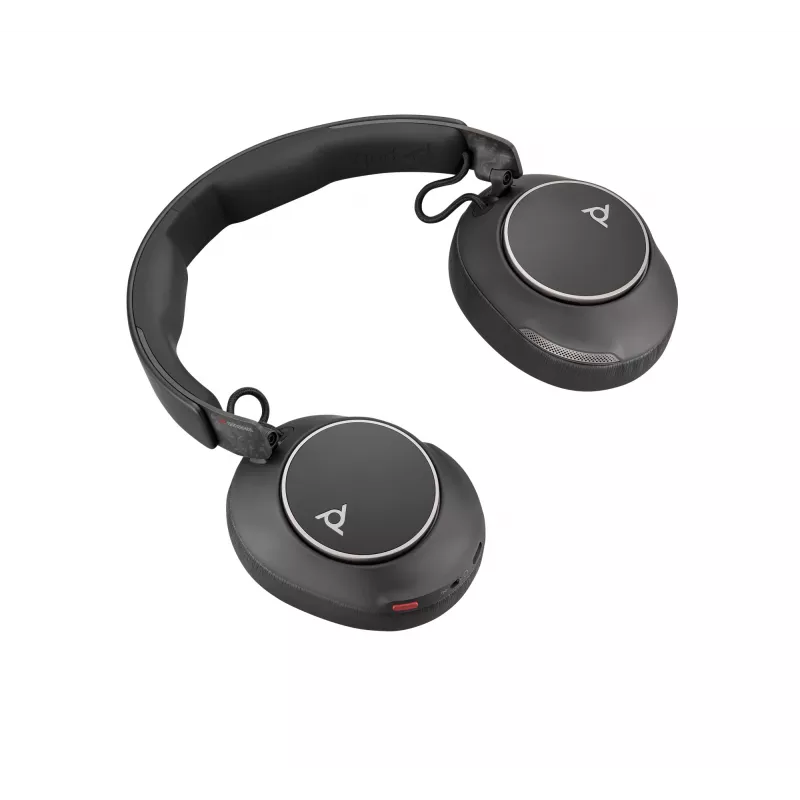 Headset POLY Voyager Surround 80 UC sem fios Bluetooth música uso diário preto