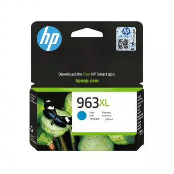 HP 963XL tinteiro original ciano de alta autonomia, ciano, 1 unid., 1600 páginas