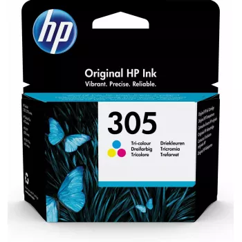 HP 305 1 unid. Original rendimento padrão ciano, magenta, amarelo