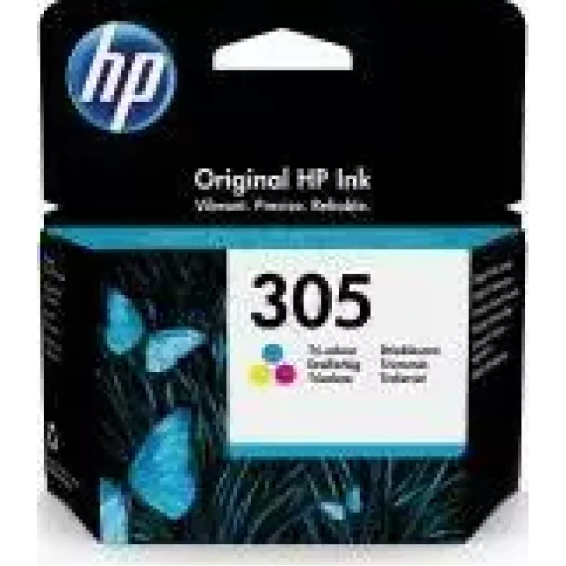 HP 305 1 unid. Original rendimento padrão ciano, magenta, amarelo