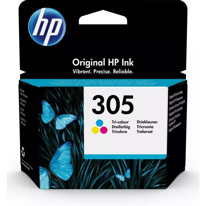 HP 305 1 unid. Original rendimento padrão ciano, magenta, amarelo