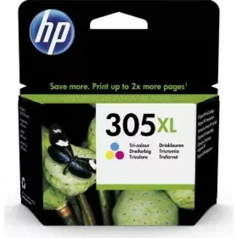 Tinteiro HP 305XL High Yield tri-color Original