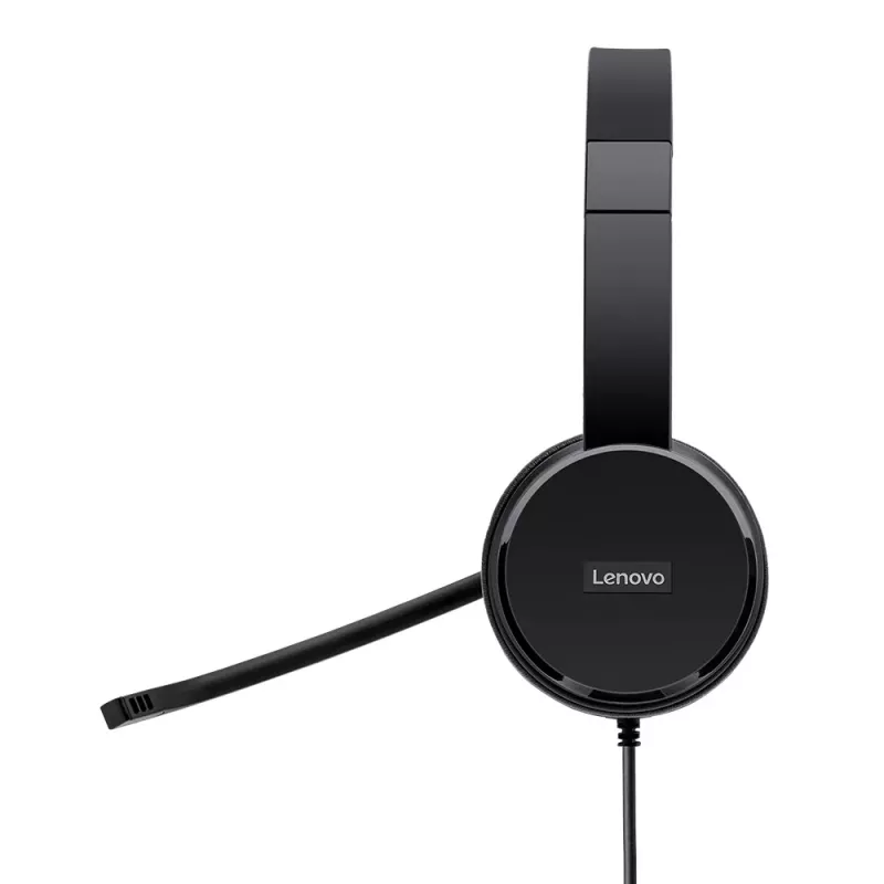 Lenovo 4XD0X88524 auscultadores/headset com fios head-band escritório/call center preto