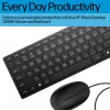HP Wired Desktop 320MK rato e teclado full-size USB com fios preto