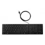 Teclado HP Wired Desktop 320K full-size USB preto cabo 1,8 m