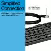 Teclado HP Wired Desktop 320K full-size USB preto cabo 1,8 m