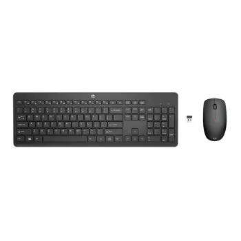 Conjunto de rato e teclado sem fios HP 230, preto, rato incluído