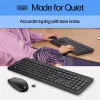 Conjunto de rato e teclado sem fios HP 230, preto, rato incluído