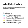 HP 912 pack de 4 tinteiros preto/ciano/magenta/amarelo Original