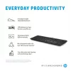 Teclado com fios HP 125 full-size USB membrana preto