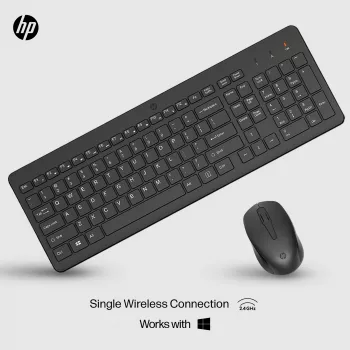 Conjunto de rato e teclado sem fios HP 330