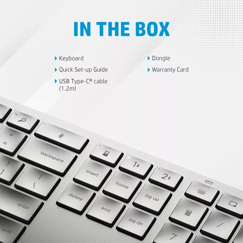 Teclado sem fios programável HP 970