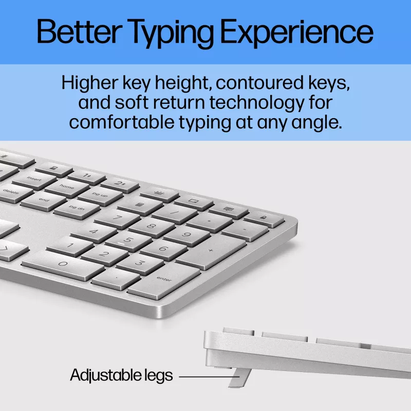 Teclado sem fios programável HP 970