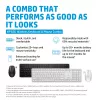 Conjunto de teclado e rato sem fios HP 650 tamanho completo sem fios membrana