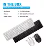 Conjunto de teclado e rato sem fios HP 650 tamanho completo membrana preto