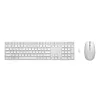 Conjunto de teclado e rato sem fios HP 650 tamanho completo, branco