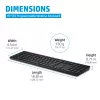 Teclado sem fios programável HP 455 tamanho completo preto