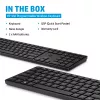 Teclado sem fios programável HP 450 tamanho completo RF Wireless USB preto