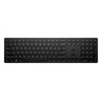 Teclado sem fios programável HP 450 tamanho completo RF Wireless USB preto