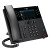 Telefone IP HP Poly VVX 450 12 linhas e compatível com PoE, telefone IP, preto, auscultador com fios, 12 linhas, LCD, 10,9 cm (4,3 polegadas)