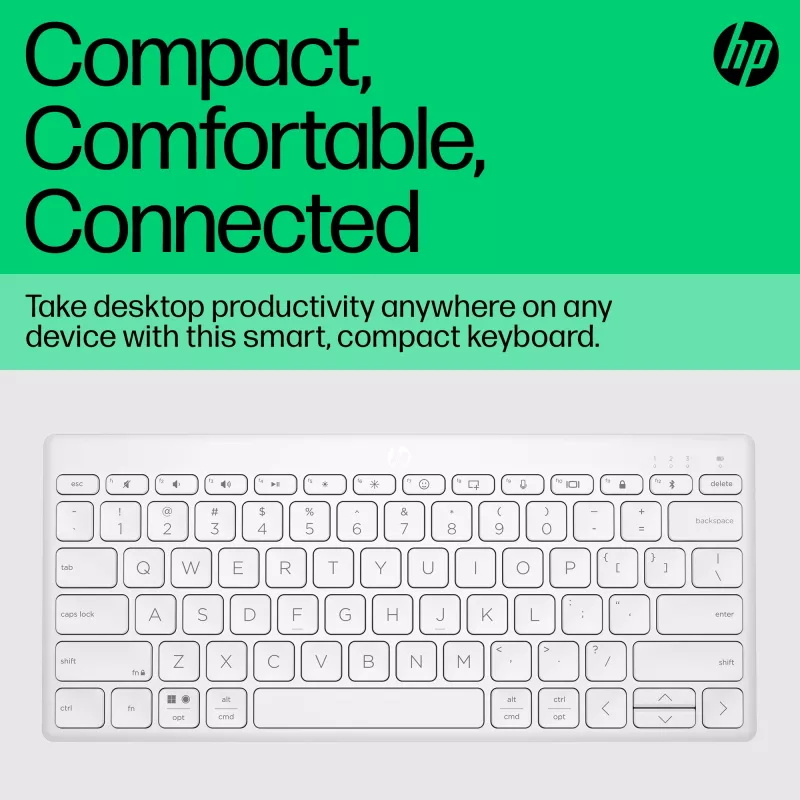 Teclado Bluetooth compacto multi-dispositivo HP 350
