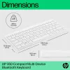 Teclado Bluetooth compacto multi-dispositivo HP 350