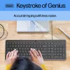Conjunto de teclado e rato com fios HP 150 — teclado de membrana USB de tamanho completo, preto, com rato USB com fios