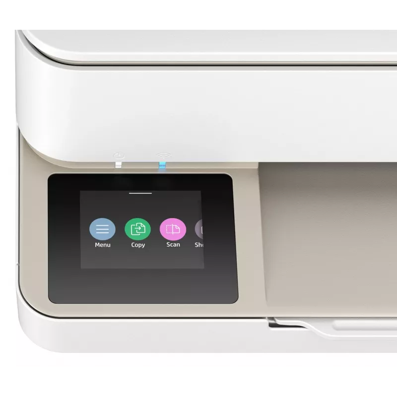 Impressora multifunções HP ENVY 6120e com impressão a cores por jato de tinta térmico