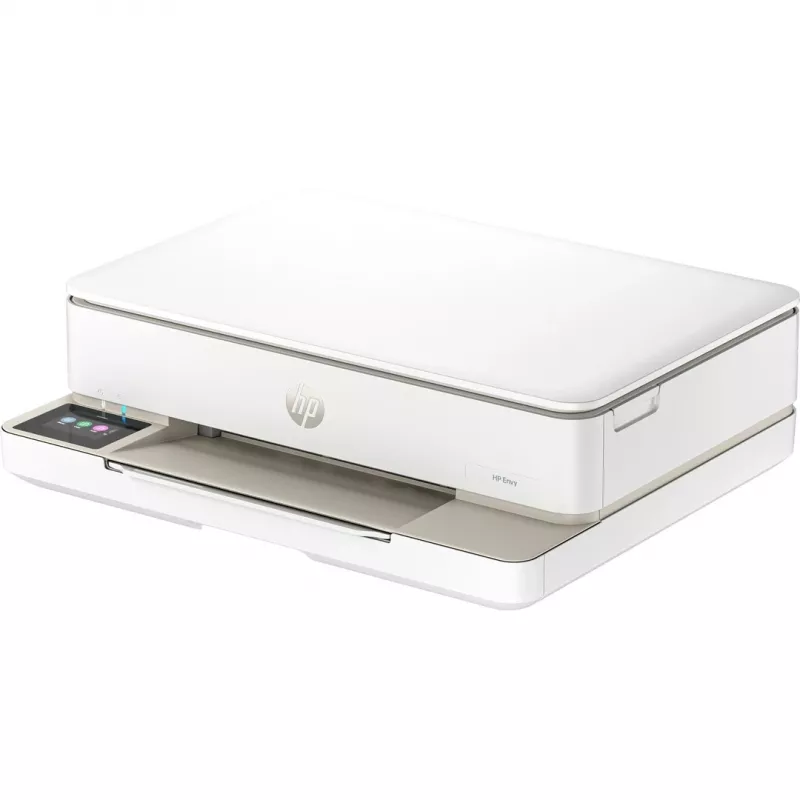 Impressora multifunções HP ENVY 6120e com impressão a cores por jato de tinta térmico