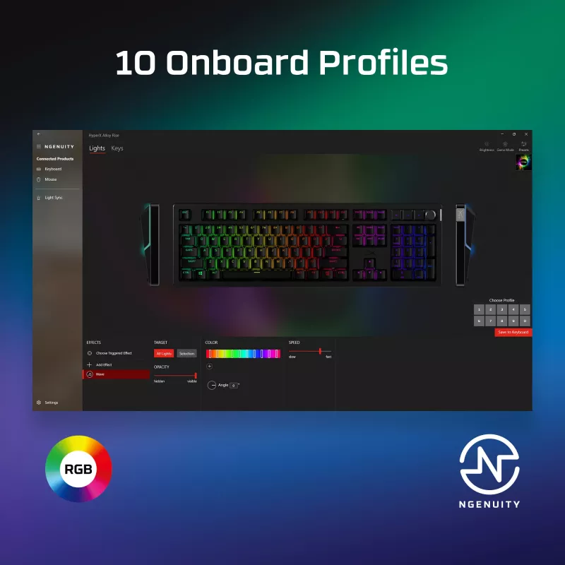 Teclado gaming Kingston HP HyperX Alloy Rise Modelo 7G7A3AA#ABD — teclado mecânico compacto com fios EAN 0