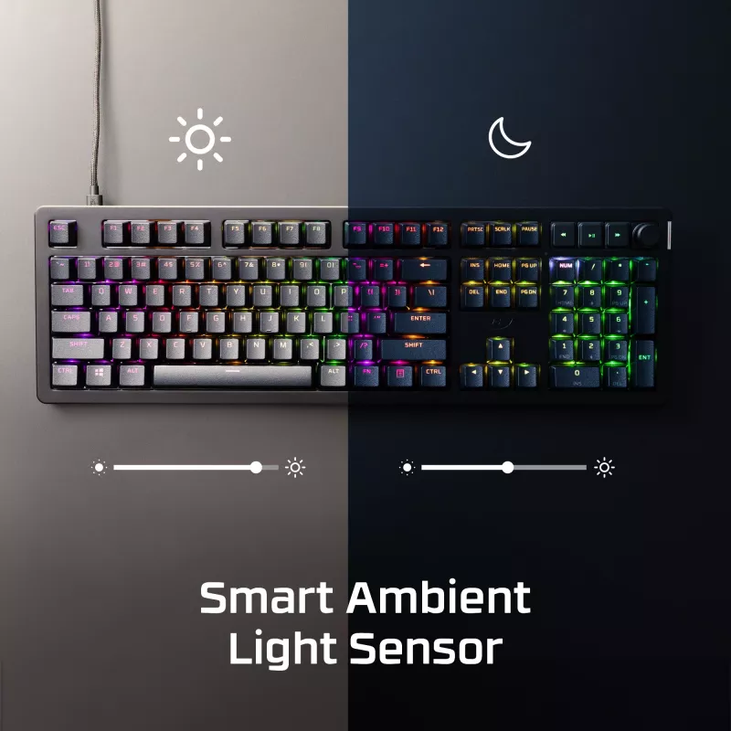 Teclado gaming Kingston HP HyperX Alloy Rise Modelo 7G7A3AA#ABD — teclado mecânico compacto com fios EAN 0