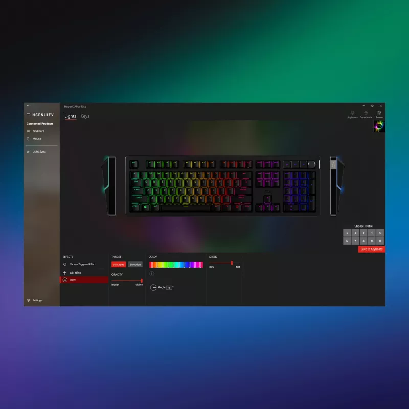 Teclado gaming Kingston HP HyperX Alloy Rise Modelo 7G7A3AA#ABD — teclado mecânico compacto com fios EAN 0