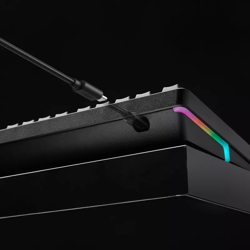 Teclado gaming Kingston HP HyperX Alloy Rise Modelo 7G7A3AA#ABD — teclado mecânico compacto com fios EAN 0