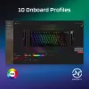 Teclado gaming mecânico Kingston (HyperX) Alloy Rise 75 – layout compacto 75%, com fios, Modelo 7G7A4AA#ABD