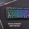 Teclado gaming mecânico Kingston (HyperX) Alloy Rise 75 – layout compacto 75%, com fios, Modelo 7G7A4AA#ABD