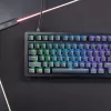 Teclado gaming mecânico Kingston (HyperX) Alloy Rise 75 – layout compacto 75%, com fios, Modelo 7G7A4AA#ABD