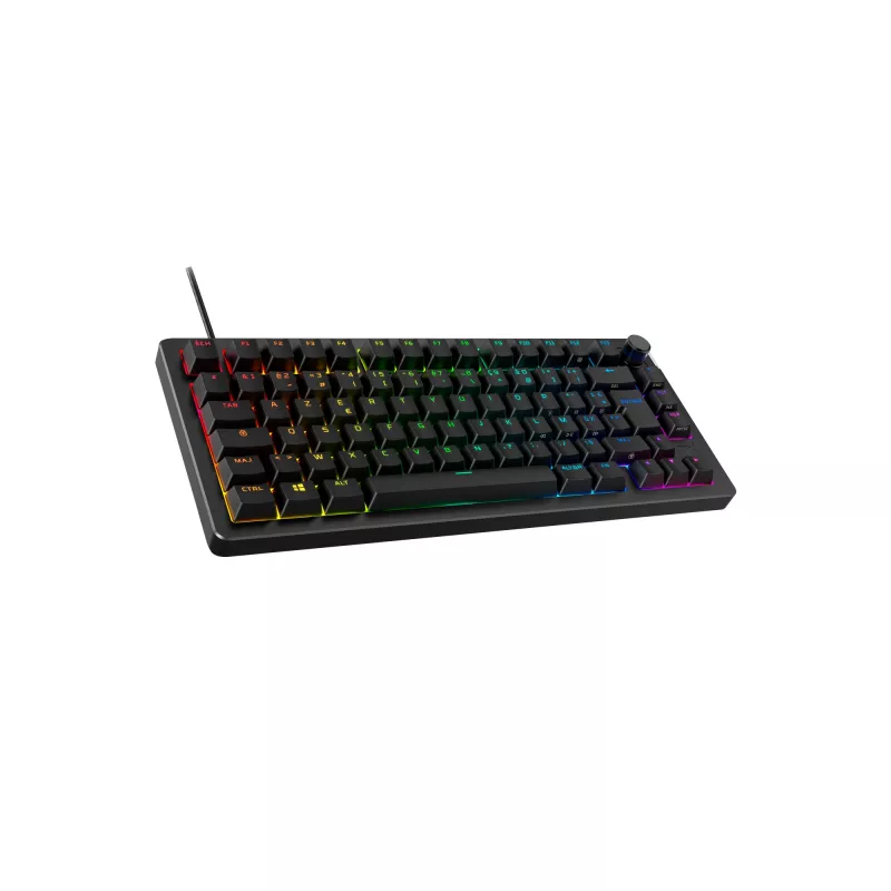 Teclado gaming mecânico Kingston (HyperX) Alloy Rise 75 – layout compacto 75%, com fios, Modelo 7G7A4AA#ABD