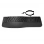 HP 480 teclado com fios conforto tamanho completo USB preto 1,5 m