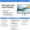 HP Series 5 Pro 24 polegadas WUXGA monitor - 524pn, 61 cm (24 polegadas), WUXGA, LCD, 5 ms, preto (recondicionado)