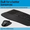Conjunto de teclado e rato sem fios HP 685 Comfort — teclado ergonómico tamanho completo, RF Wireless + Bluetooth, preto, com rato