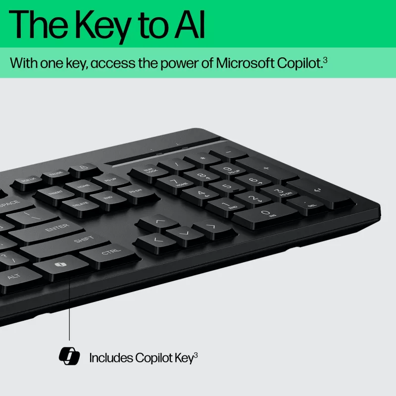 HP 125 teclado com fios